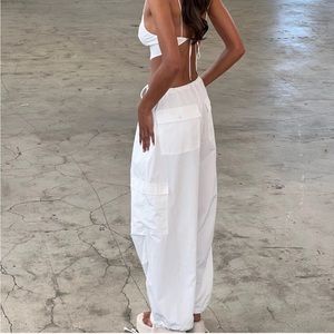 Local European Parachute Pants Ivory